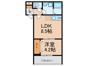 badge住吉公園の物件間取画像